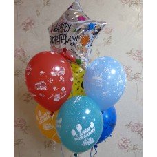 Гелієві кульки для хлопчика