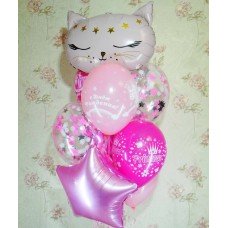 Гелієві кульки Кішка