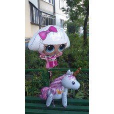 Гелієві кульки ЛОЛ та Поняшка