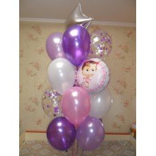 Гелієві кульки Ніжно-фіолетове щастя