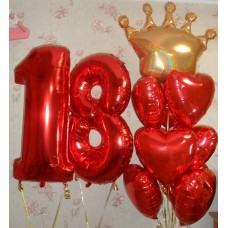 Гелієві кульки сет Королівський