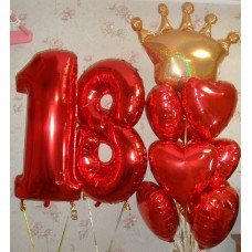 Гелієві кульки сет Королівський