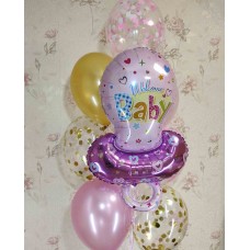 Гелієві кульки в пологовий Дівчинці