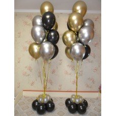 Стійки гелієвих кульок Хром