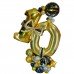 Цифра 10 з гелієвим фонтаном "Золота ніжність"