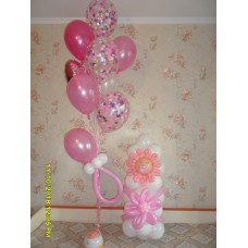 Кульки в пологовий будинок з лялькою