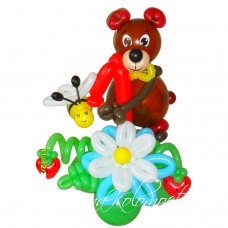 Цифра 1 з Ведмедиком Цифра 1 з Ведмедиком