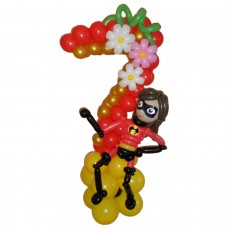 Цифра 7 із кульок Суперсімейка Цифра 7 із кульок Суперсімейка