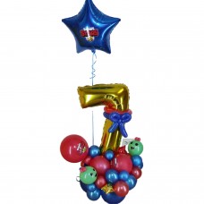 Цифра Brawl Stars із кульок Цифра Brawl Stars із кульок