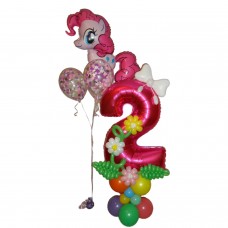 Цифра з кульок двієчка Цифра з кульок двієчка