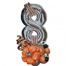 Цифра з кульок Вісімка