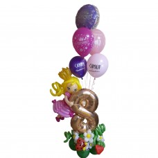 Цифра з кульок Вісімочка