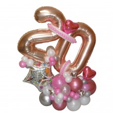 Цифра із кульок Двадцять