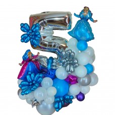 Цифра з кульок Ельза та Анна Цифра з кульок Ельза та Анна