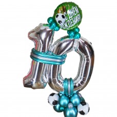 Цифра із кульок Футболісту