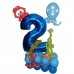 Цифра з кульок на 2 роки