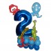 Цифра з кульок на 2 роки