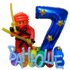 Цифра з кульок Ніндзяго Цифра з кульок Ніндзяго