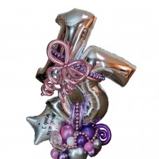 Цифра з кульок п'ятнадцять Цифра з кульок п'ятнадцять