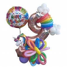 Цифра з кульок Веселка Деш Цифра з кульок Веселка Деш