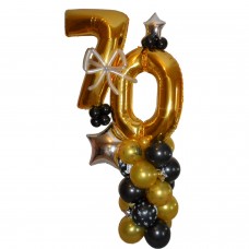 Цифра з кульок сімдесят Цифра з кульок сімдесят