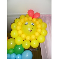 Прикраса з кульок Сонечко