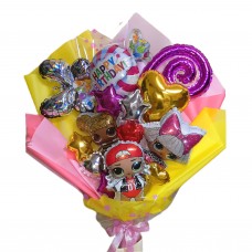 Букет із кульок ЛОЛ 2 Букет із кульок ЛОЛ 2