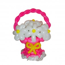 Букет з кульок Малиновий кошик Букет з кульок Малиновий кошик