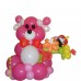 Букет з кульок Ведмедик для дівчинки