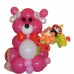 Букет з кульок Ведмедик для дівчинки