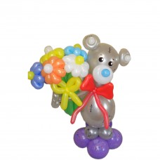 Букет з кульок Мишка Тедді Букет з кульок Мишка Тедді