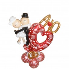 Букет з кульок Молодята