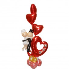 Букет з кульок на річницю весілля