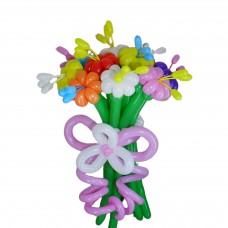 Букет з кульок різнокольорові тичинки Букет з кульок різнокольорові тичинки