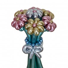 Букет з кульок Ромашки хром