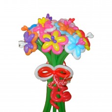 Букет з кульок ромашки з Каймою