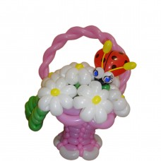 Букет із кульок Рожевий Кошик