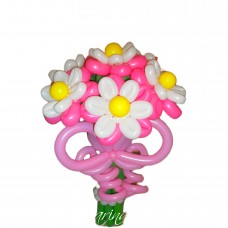 Букет з кульок Рожево-Білі