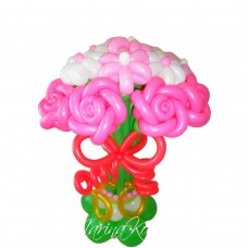 Букет із кульок Рожеві Троянди