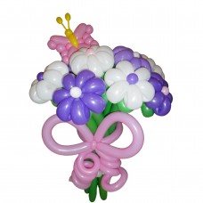 Букет з кульок з метеликом Букет з кульок з метеликом