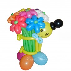 Букет з кульок з Людиною