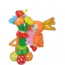 Букет з кульок з Лялькою