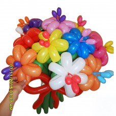 Букет з кульок з тичинками