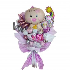Букет з кульок виписка Дівчинки