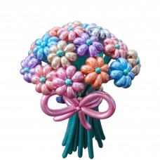 Букет з кульок Яскраві Ромашки