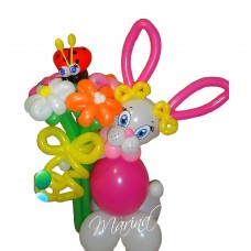 Букет із кульок Зайчик Букет із кульок Зайчик