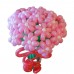 Букет рожеві ромашки з кульок