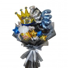 Крафтовий букет кульок для чоловіка