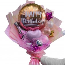 Крафтовий букет кульок Доньці