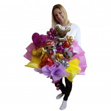 Крафтовий букет кульок ЛОЛ